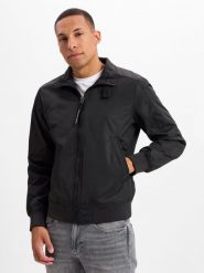 G-Star RAW kurtka przejściowa Mężczyźni Sztuczne włókno czarny, L. Czarne kurtki męskie G-Star Raw, l, bez wzorów, z włókna, retro, bez kaptura. Za 549.95 zł.