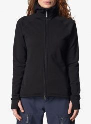 Bluza polarowa damska Houdini Power Houdi. Czarne bluzy damskie Houdini, m, bez wzorów, z elastanu, sportowe, bez ramiączek, bez kaptura. Za 720.49 zł.
