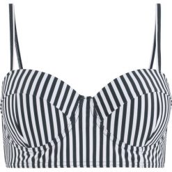 Biustonosz bikini na fiszbinach bonprix czarno-biały w paski. Czarne bikini bonprix, bez wzorów. Za 32.99 zł.