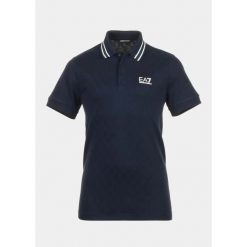 Koszulka polo męska EA7 Emporio Armani sportowa granatowa (6DPF14-PJZSZ-1562). Niebieskie koszulki sportowe męskie EA7, m, bez wzorów, bez ramiączek. Za 309.00 zł.