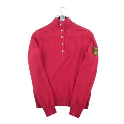 Czerwona damska sweter. Czerwone swetry nierozpinane damskie Ralph Lauren, l, bez wzorów, sportowe, bez kołnierzyka, bez ramiączek. Za 102.20 zł.