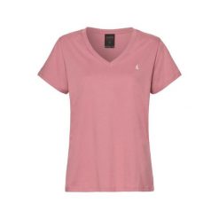 Koszulka damska z dekoltem w serek Musto. Czerwone koszulki sportowe damskie Musto, bez wzorów, bez ramiączek, żeglarskie. Za 226.50 zł.