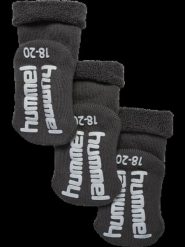 Hummel hmlMINI NON SLIP 3-PACK SOCK — Niskie skarpetki antypoślizgowe. Szare skarpetki damskie Hummel, bez wzorów, z bawełny. Za 149.00 zł.