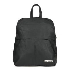 Plecak- torebka 2w1 czarna Beltimore 021. Czarne plecaki damskie bez wzorów, ze skóry, eleganckie. Za 175.99 zł.