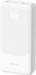 Dudao K10Pro 2.4A 20000 mAh 2 x USB-A biały. Białe powerbanki . Za 59.90 zł.