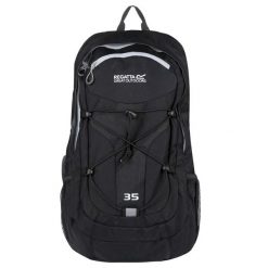 Plecak Atholl II O Pojemności 35 Litrów. Czarne plecaki męskie Regatta, bez wzorów, sportowe. Za 169.99 zł.