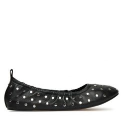 Baleriny MICHAEL Michael Kors. Czarne balerinki damskie MICHAEL Michael Kors, bez wzorów, bez obcasa, bez zapięcia. Za 479.99 zł.