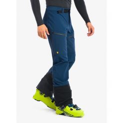 Spodnie skiturowe męskie Fjallraven Bergtagen Touring Trousers. Niebieskie spodnie sportowe męskie Fjällräven, m, bez wzorów, narciarskie. Za 1,001.99 zł.
