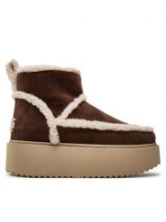 Inuikii Śniegowce Classic Low 75204-150 Brązowy. Brązowe śniegowce damskie Inuikii, ze skóry, bez zapięcia. Za 1,169.00 zł.