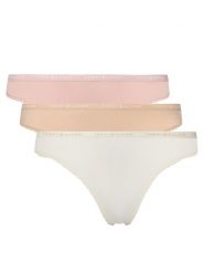 Tommy Hilfiger Komplet 3 par stringów UW0UW05882 Kolorowy. Majtki damskie Tommy Hilfiger, z syntetyku. Za 149.99 zł.