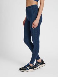 Damskie legginsy mid-rise Hummel Shaping. Niebieskie legginsy damskie Hummel, bez wzorów, z dzianiny. Za 213.00 zł.