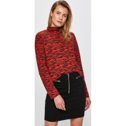 Tally Weijl - Bluzka. Brązowe bluzki damskie TALLY WEIJL, s, bez wzorów, z dzianiny, bez kołnierzyka, bez ramiączek. W wyprzedaży za 24.90 zł.