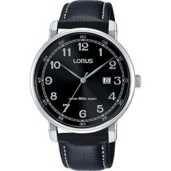 Zegarek Lorus RH927JX9 Klasyczny męski czarny. Czarne zegarki męskie Lorus, bez wzorów. Za 224.00 zł.