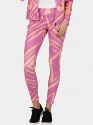 Legginsy Damskie Luhta Iskoinen. Brązowe legginsy damskie Luhta, bez wzorów, z materiału. Za 309.00 zł.