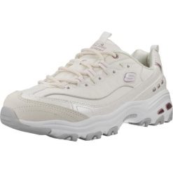 Tenisówki Skechers Model Dlites Kolor Beżowy. Brązowe trampki i tenisówki damskie Skechers, bez wzorów, z syntetyku, bez zapięcia. Za 382.75 zł.