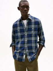 Tommy Hilfiger koszula casual Mężczyźni Regular Fit Bawełna niebieski, XXL. Niebieskie koszule męskie Tommy Hilfiger, m, bez wzorów, z bawełny, casualowe, bez kołnierzyka, bez ramiączek. Za 229.95 zł.