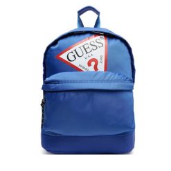 Plecak Guess. Niebieskie plecaki męskie Guess, z aplikacjami, sportowe. Za 209.99 zł.