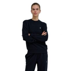 Bluza damska Hummel Pulse. Czarne bluzy damskie Hummel, bez wzorów, sportowe, bez ramiączek, bez kaptura. Za 230.50 zł.