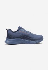 Niebieskie Buty Sportowe Sznurowane z Siateczki Arsavia. Niebieskie buty sportowe męskie Born2be, bez wzorów, z materiału, bez zapięcia. Za 89.99 zł.