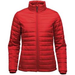 Damska Kurtka Termiczna Nautilus. Czerwone kurtki sportowe damskie STORMTECH, m, bez wzorów, bez ramiączek, bez kaptura, trekkingowe. Za 305.99 zł.