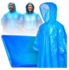 PŁASZCZ PRZECIWDESZCZOWY Z KAPTUREM KANZA. Płaszcze damskie Hitbaits, bez wzorów, sportowe, bez kołnierzyka, z kapturem. Za 325.68 zł.