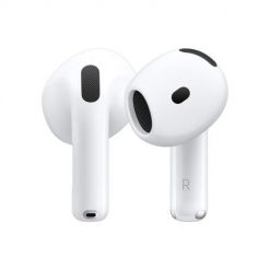 Apple AirPods 4 Zestaw słuchawkowy Bezprzewodowy Douszny Połączenia/Muzyka/Sport/Codzienność Bluetooth Biały. Białe słuchawki bezprzewodowe Apple. Za 999.99 zł.