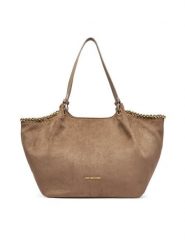 LOVE MOSCHINO Torebka JC4220PP0PKF110A Beżowy. Brązowe shopperki damskie Love Moschino, bez wzorów, z materiału, bez dodatków. Za 1,029.00 zł.