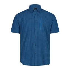 Koszula męska CMP 35S7807. Niebieskie koszule męskie CMP, m, bez wzorów, sportowe, bez kołnierzyka, bez ramiączek. Za 276.00 zł.