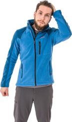 Hi-Tec Polar męski Monar Vallaranta Blue/Dark Blue/Sun-Dried Tomato r. L. Niebieskie bluzy sportowe męskie Hi-tec, l, bez wzorów, z polaru, bez kaptura. Za 123.66 zł.