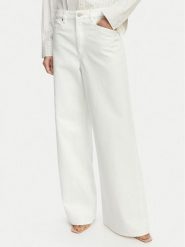 BOSS Jeansy C Slouchy MR 2.0 50558723 Biały Relaxed Fit. Białe jeansy damskie Boss, bez wzorów, z bawełny. Za 679.99 zł.