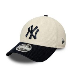 Czapka baseballowa New York Yankees New Era 9Forty Cord MC. Białe czapki damskie New Era, bez wzorów, z bawełny, sportowe. Za 173.00 zł.