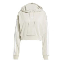 Bluza Adidas Sport W 3S Ft Cro Hd Damskie. Szare bluzy damskie Adidas, m, bez wzorów, z bawełny, sportowe, bez ramiączek, z kapturem. Za 335.99 zł.