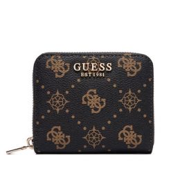 Portfel Guess. Brązowe portfele damskie Guess. Za 214.99 zł.