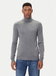 Guess Golf M5BR09 Z0432 Szary jasny Regular Fit. Szare swetry męskie Guess, m, z aplikacjami, z syntetyku, bez kołnierzyka, bez ramiączek. Za 299.99 zł.