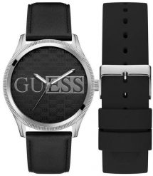 Zegarek męski Guess GW0981G1 czarny. Czarne zegarki męskie Guess, z aplikacjami. Za 749.00 zł.