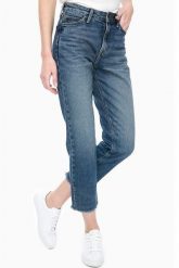 LEE MOM STRAIGHT DAMSKIE SPODNIE JEANSOWE JEANSY BLUE AUTHENTIC L32IRDUB 112107619. Niebieskie jeansy damskie Lee, bez wzorów, z jeansu. Za 219.99 zł.