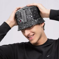 CZAPKA BUCKET KAPELUSZ MŁODZIEŻOWY CHAMPION ROCHESTER M/L. Czarna czapki damskie Champion, bez wzorów, eleganckie. Za 75.28 zł.