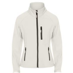 Kurtka Damska Antartida Soft Shell. Brązowe kurtki sportowe damskie ROLY, m, bez wzorów, bez ramiączek, bez kaptura, trekkingowe. Za 133.99 zł.