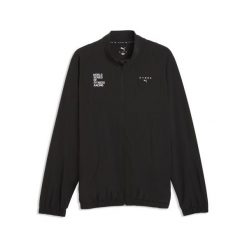 Męska kurtka PUMA x HYROX PWRMODE PUMA. Czarne kurtki męskie Puma, na jesień, l, bez wzorów, z materiału, klasyczne, bez kaptura. Za 399.00 zł.