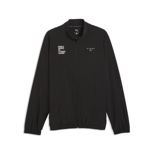 Męska kurtka PUMA x HYROX PWRMODE PUMA. Czarne kurtki męskie Puma, l, bez wzorów, z materiału, klasyczne, bez kaptura. Za 399.00 zł.