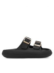 MEXX Klapki MICC1904941W-01 Czarny. Czarne klapki damskie Mexx, bez wzorów, z syntetyku, bez obcasa, bez zapięcia. Za 79.99 zł.