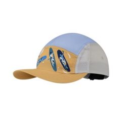 Czapka z daszkiem BUFF 5 PANEL GO CAP LUVI GLORY. Żółte czapki damskie Buff, bez wzorów, z materiału, eleganckie. Za 149.99 zł.
