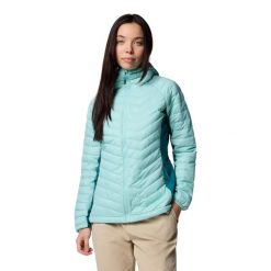 Columbia Kurtka Powder Pass Ii 2126122325. Niebieskie kurtki sportowe damskie Columbia, bez wzorów, bez ramiączek, bez kaptura, trekkingowe. Za 326.99 zł.