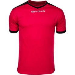 Koszulka sportowa męska Givova Revolution Interlock. Czerwone koszulki sportowe męskie Givova, l, bez wzorów, bez ramiączek, do piłki nożnej. Za 53.91 zł.