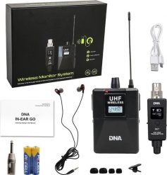Słuchawki DNA DNA IN-EAR GO system bezprzewodowy nagłośnienia odsłuch douszny. Słuchawki nauszne Bitmat. Za 397.10 zł.
