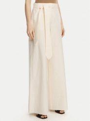 Marella Spodnie palazzo Luca 2513131032 Écru Wide Leg. Spodnie materiałowe damskie Marella, bez wzorów, z bawełny. Za 529.99 zł.