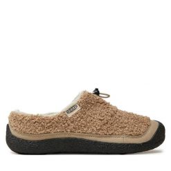 Klapki Keen. Brązowe klapki damskie Keen, bez wzorów, bez obcasa, bez zapięcia. Za 379.99 zł.