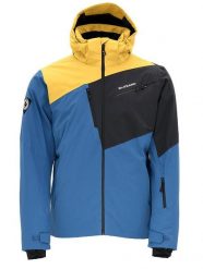 Męska kurtka narciarska Blizzard Leogang 10.000mm. Czarne kurtki sportowe męskie BLIZZARD, m, bez wzorów, z materiału, bez kaptura, narciarskie. Za 529.99 zł.