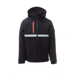 Kurtka przeciwdeszczowa z kapturem Payper Wear Wise Pad. Czarne kurtki męskie PAYPER WEAR, m, bez wzorów, z nylonu, z kapturem. Za 466.00 zł.