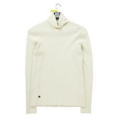 Damski biały sweter z golfem. Białe swetry nierozpinane damskie Ralph Lauren, l, bez wzorów, eleganckie, bez kołnierzyka, bez ramiączek. Za 102.20 zł.